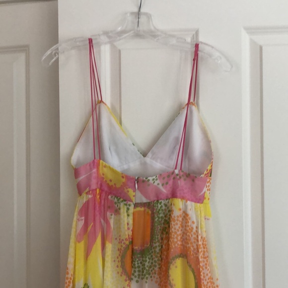 Flower power: Pristine Milly floral silk chiffon cocktail dress - Picture 6 of 7